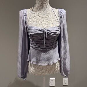 ASTR the Label Periwinkle Top Sz S